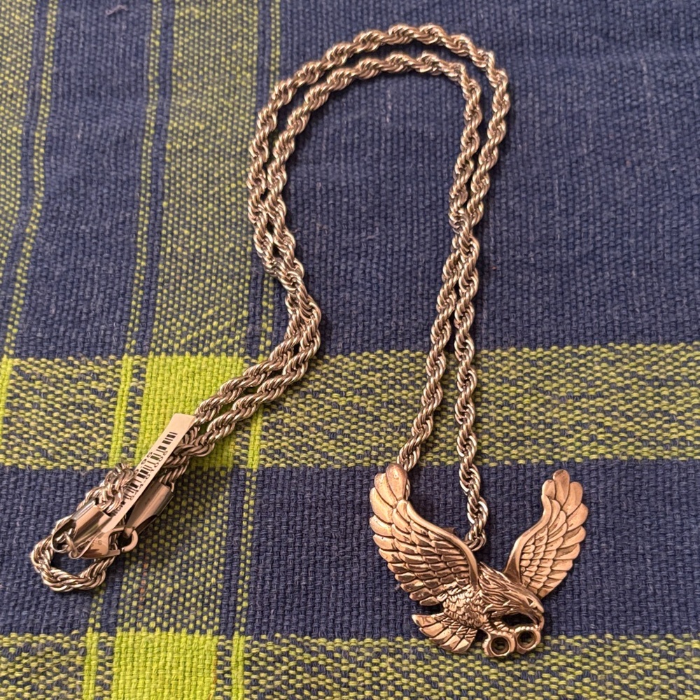 Silver Eagle 925 silver Pendant Necklace